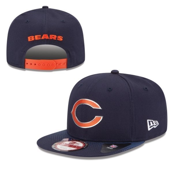Chicago Bears Snapback Navy Hat 1 XDF 0620